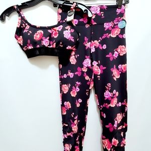 💞NEW PINK VICTORIA'S SECRET SPORT BRA LEGGINGS